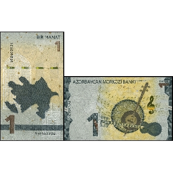 Bankovka 1 manat 2020