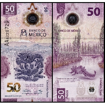 bankovka 50 Mexických pesos 2021