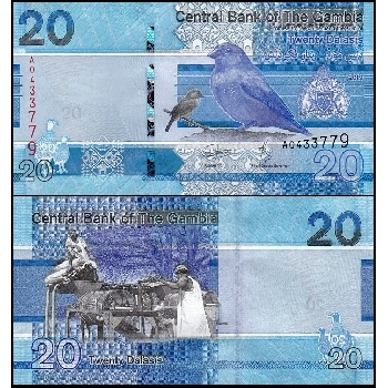 20 gambijských dalasi 2019