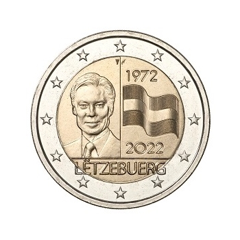 2 euro sběratelské Lucembursko 2022 Vlajka UNC