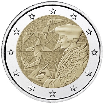 2 euro sběratelské Litva 2022 Erasmus UNC