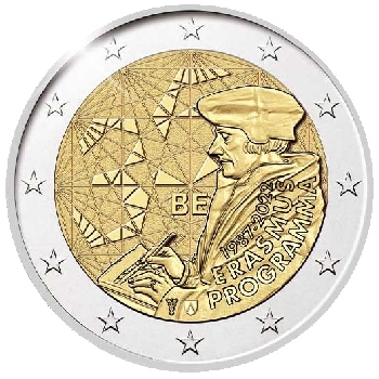 2 euro sběratelské Belgie 2022 Erasmus UNC