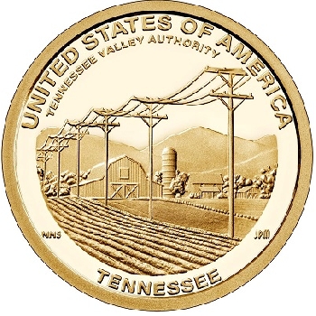 USA 1 dolar 2022 Tennessee D