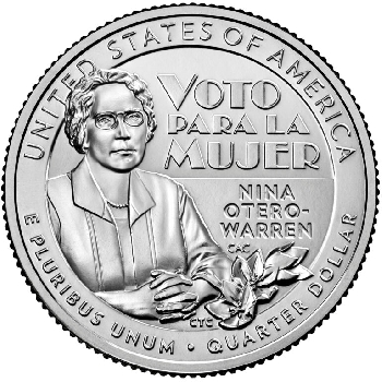 Quarter 25 cent 2022 D Nina Otero Warren