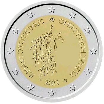 2 euro sběratelské Finsko 2022 Klima UNC