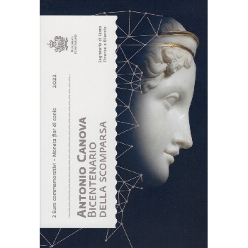 2 euro sběratelské San Marino 2022 Canova BU