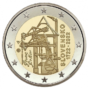 2 euro sběratelské Slovensko 2022 UNC
