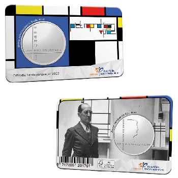 5 euro Holandsko 2022 Mondriaan