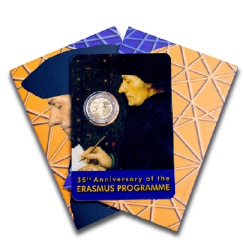 2 euro sběratelské Malta 2022 Erasmus BU karta