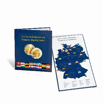 Mincovní album PRESSO za 2 euromince Německé spolkové země