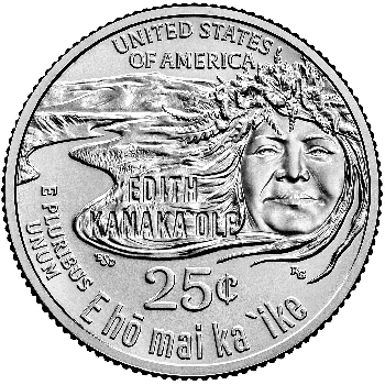 Quarter 25 cent 2023 S Kanaka