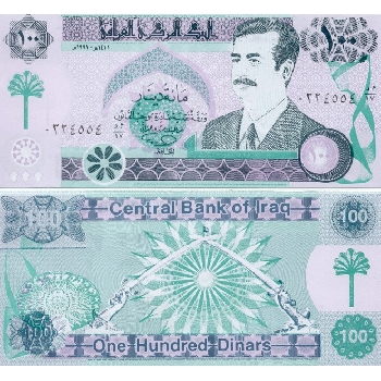 bankovka 100 dinárů 1991