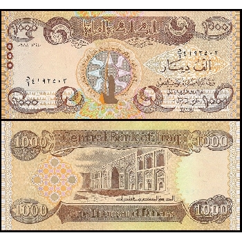 bankovka 1000 dinárů 2018
