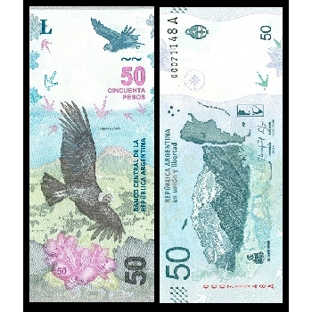 bankovka 50 pesos 2018