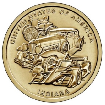 USA 1 dolar 2023 Indiana D
