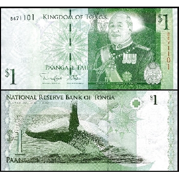 bankovka 1 Tonžské paanga