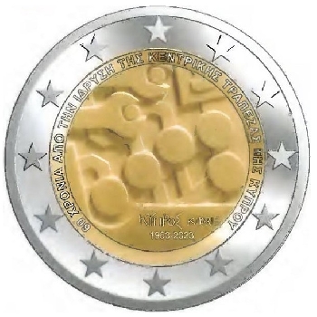 2 euro sběratelské Kypr 2023 UNC