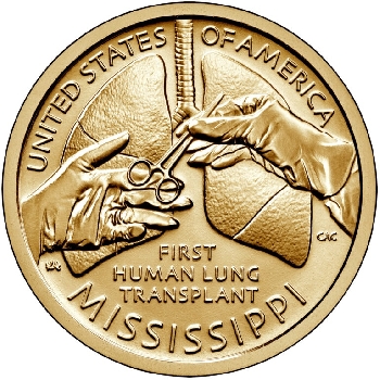 USA 1 dolar 2023 Mississippi P