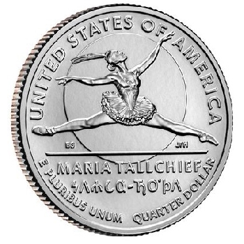 Quarter 25 cent 2023 D Maria Tallchief