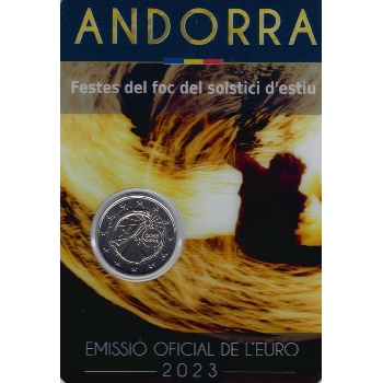 2 euro sběratelské Andora 2023 Slunovrat BU