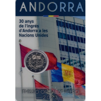 2 euro sběratelské Andora 2023 OSN BU