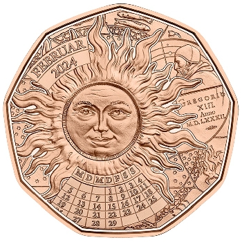 5 euro Rakousko 2024 Štěstí