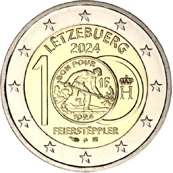2 euro sběratelské Lucembursko 2024 Frank UNC