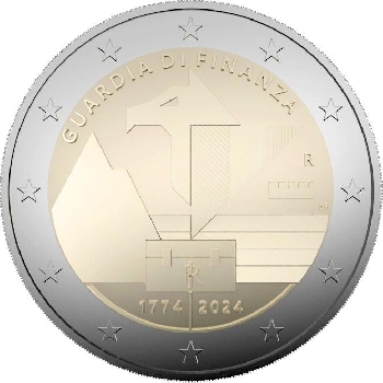2 euro sběratelské Itálie 2024 Finanční policie UNC