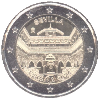 2 euro sběratelské Španělsko 2024 Sevilla UNC