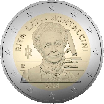 2 euro sběratelské Itálie 2024 Rita Levi Montalcini UNC