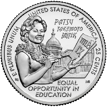Quarter 25 cent 2024 D  Patsy Takemoto Mink
