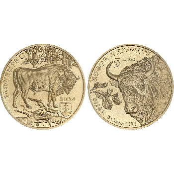 5 euro Slovensko 2024 BU Zubor hrivnatý