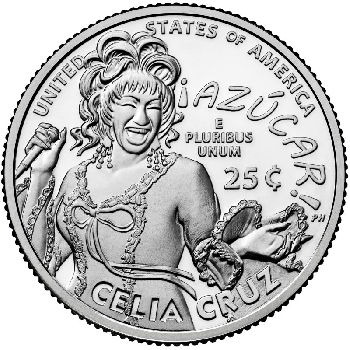 Quarter 25 cent 2024 P  Celia Cruz