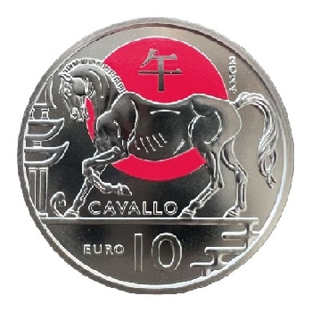 10 euro San Marino 2024 Rok Koňe