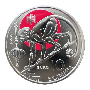 10 euro San Marino 2024 Rok Opice