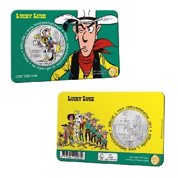 5 euro Belgie 2024 Lucky Luke BU COLOR