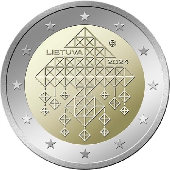 2 euro sběratelské Litva 2024