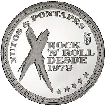 5 euro Portugalsko 2024  Rockn roll
