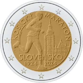 2 euro sběratelské Slovensko 2024 Maraton UNC