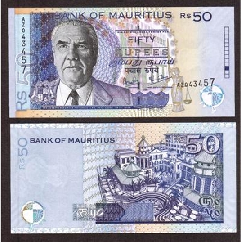bankovka 50 Mauricijských rupií 2009