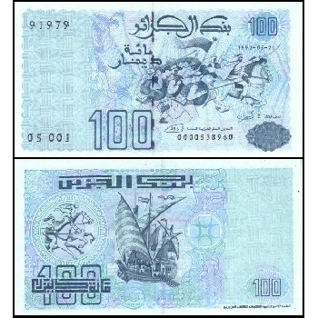 bankovka 100 Alžírských dinárů 1992