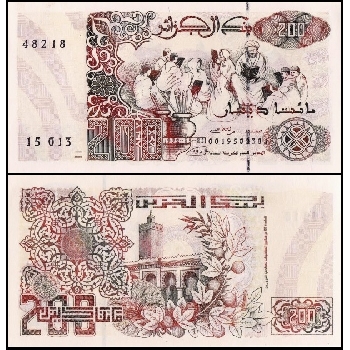 bankovka 200 Alžírských dinárů 1992