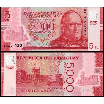 bankovka 5000 Paraguayských guaraní