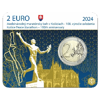 2 euro sběratelské Slovensko 2024 Maraton karta BU