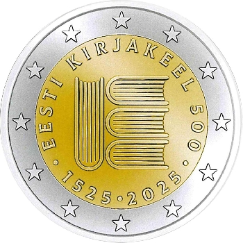 2 euro sběratelské Estonsko 2025 UNC