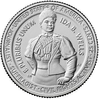 Quarter 25 cent 2025 P  Ida B Wells