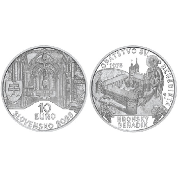 10 euro 2025 Benediktínske opátstvo proof