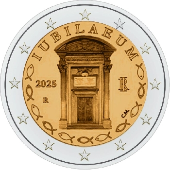 2 euro sběratelské Itálie 2025 Svatý rok UNC