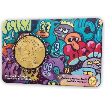 2 5 Euro Belgie 2025 Streetart NL