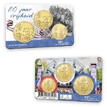 10 cent, 20 cent a 50 cent Nizozemí 2025